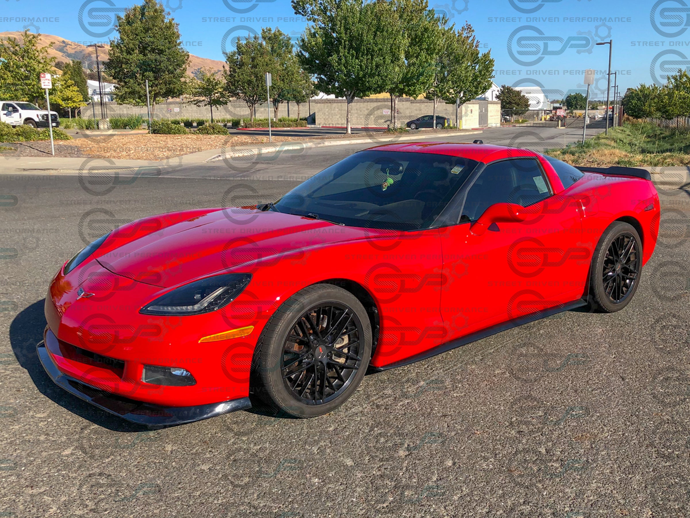 2005-2013 C6 Corvette - Base Model - ZR1 Conversion Side Skirts / Rocker Panels / Ground Effects with Mud Flaps